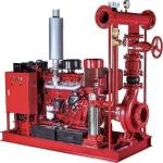 Diesel engine driven fire pump