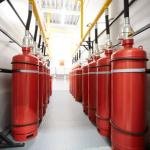 Gas fire extinguishing systems